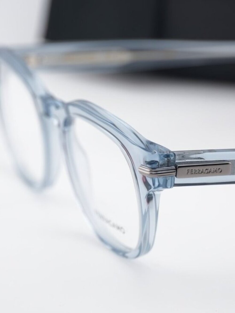 Salvatore Ferragamo SF3033 450 Square Eyeglasses 50mm – Azure - Picture 4 of 9
